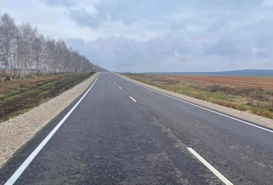 В Республике Башкортостан заасфальтировано 6 км трассы Ишимбай – Воскресенское – Мелеуз
